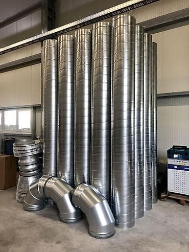 demir trubalar: Havalandırma borusu, Qofrasız, Dəmir, Yeni — 1