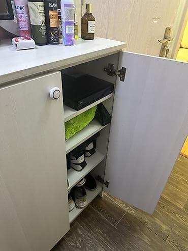 ayaggabi dolabi: 2 qapılı, Ağ, Taxta Ayaqqabı dolabı — 3