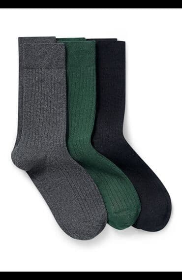 Kişi corabları: Standart hündürlük. Dəstdə - müxtəlif rəngli üç lalafo.az -da Kişi corabları: Standart hündürlük. Dəstdə - müxtəlif rəngli üç