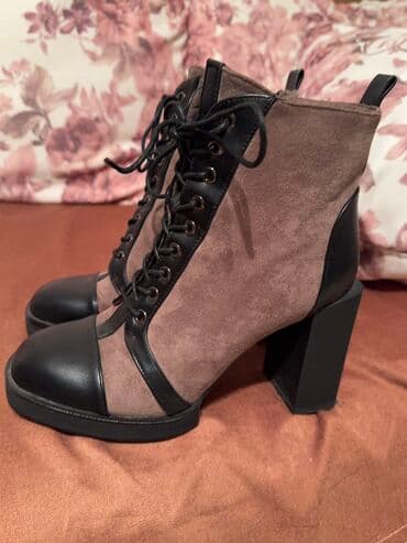qiz ucun botlar: Ölçü: 37, rəng - Qara, İşlənmiş — 3