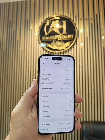 IPhone 15, 128 GB, Black Titanium, Zəmanət, Simsiz şarj, Face ID — 2