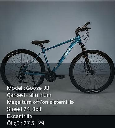 stelsport velosiped: Goose JB velosipedi - Çərçivə: yüngül və möhkəm alüminium - — 3