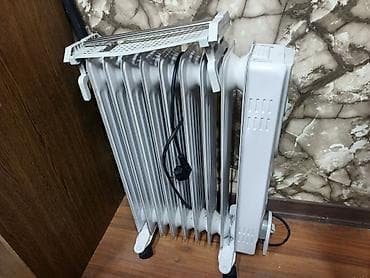 panel radyatör: Yağ tipli elektrik radiatori - Rəng: ağ/gümüşü - 9 bölməli yağ — 2