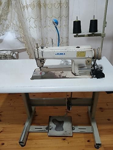 elektron mator: JUKI sənaye tikiş maşını – masa və ayaq pedalı ilə komplekt. Kafa — 1