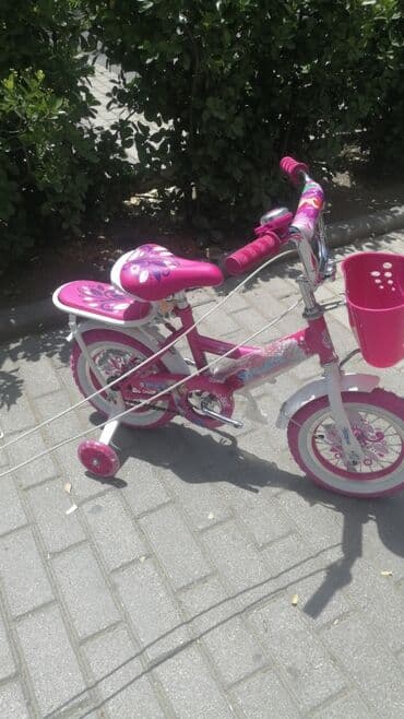 qızlar üçün hədiyyələr: Yeni İki təkərli Uşaq velosipedi 12", sürətlərin sayı: 1, Ünvandan götürmə — 21