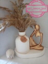 divar fiqurlari: Fiqur, Gips, rəng - Ağ — 12