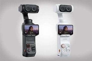 3 d panel: Insta360 Pocket 3D kamera və stabilizator - Leica optikalı ikiqat — 1