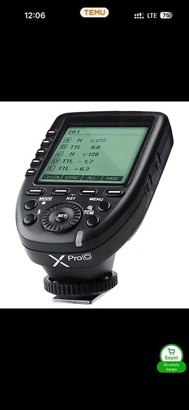 Godox XPro-C – TTL simsiz flaş tetikleyici (Canon üçün) — 2