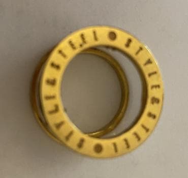 cartier üzüklər: Cartier üslubunda üzük dəsti - Dəstdə 3 ədəd üzük var: 2 ədəd qızılı — 6