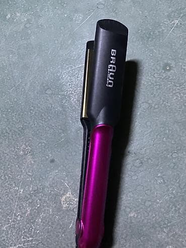 ucuz soyducular: Saç düzləşdirici (Braun Germany yazılı) - Elektrikli saç ütüsü — 3