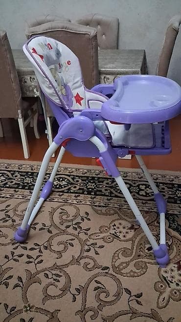 usaq masa: Uşaq yemək stuluİstifadə olunmuş Yaxşı vəziyyətdədir. - Rəng — 3