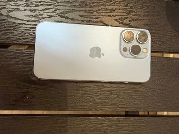 apple 13 pro ikinci el: IPhone 13 Pro, 256 GB, Sierra Blue, Face ID — 9