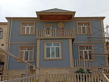 qas ten effekti: Fasad işləri – dekorativ aqlay və suvaq üzləmə Peşəkar komandamız — 1