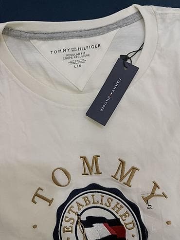 Futbolka, Tommy Hilfiger, L, rəng - Ağ — 3