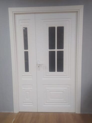 ag qapilarin qiymeti: Yeni Otaq qapısı 90x205 sm Zamok və çərçivə ilə, Zəmanətli, Ödənişli quraşdırma, Ödənişli çatdırılma, Rayonlara çatdırılma — 4