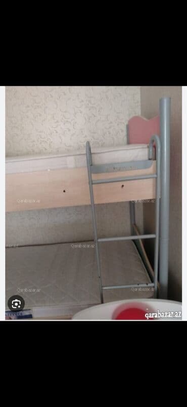 Oğlan və qız üçün, Çarpayı, Matras ilə, Siyirməsiz, MDF