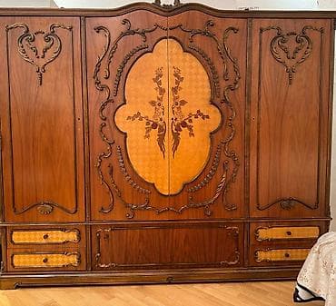 2 təknəfərlik çarpayı, Dolab, Termo, 2 tumba, Rumıniya, İşlənmiş — 4