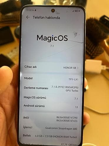 Honor 8X, 128 ГБ, цвет - Черный, Face ID, Отпечаток пальца, Сенсорный at lalafo.az Honor 8X, 128 ГБ, цвет - Черный, Face ID, Отпечаток пальца, Сенсорный