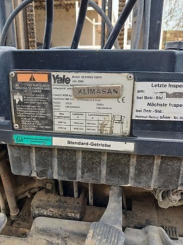 ekskavator satisi kreditle: Yale Veracitor 35VX forklift - Marka/model: Yale Veracitor 35VX - — 2
