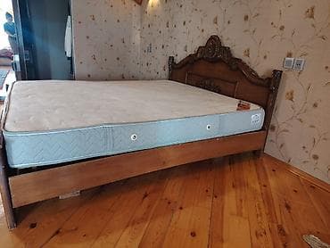 panel radyatir: İşlənmiş, İkinəfərlik çarpayı, Bazasız, Matras ilə, Siyirməsiz — 2