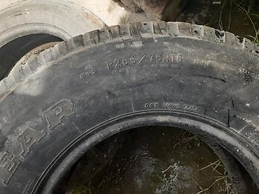 diski teker satisi: İşlənmiş təkərlər yaxşı vəziyətdə Godyear. 265.75.16 traktor Lapeti — 2