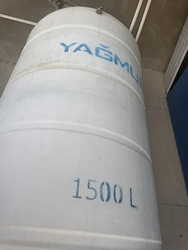 19 litr su: RAZILAŞMA YOLU İLƏ Yağmur brendi su çəni – 1500 litr - Tutum: 1500 L — 2