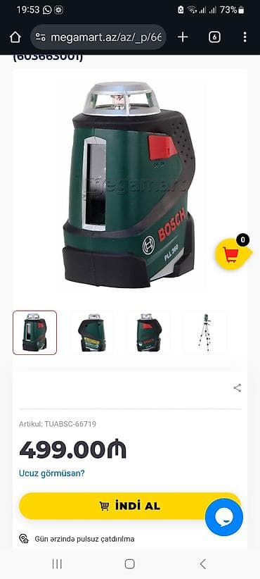 elektrik mişarı satılır: Salam, Bosch lazer originaldı az işlənib .təzəsi halhazırda 500 — 3