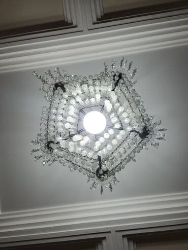 Şamdanlar: Çılçıraq, 10 və daha çox lampa, Xrustal — 3