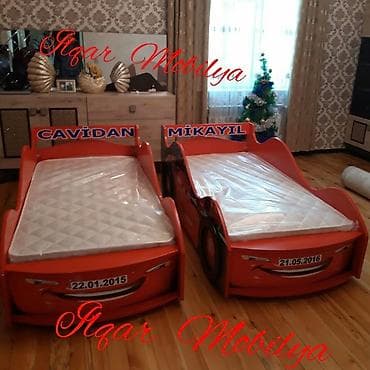 Yeni, Sifariş ilə, Maşın-çarpayı, Matrassız, Siyirməsiz