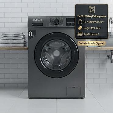 Оборудование для мойки: Стиральная машина Eurolux, 8 кг, Новый, Автомат, Без сушки, Есть кредит, Доставка в районы — 1