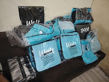 Оборудование для мойки: Wolt kuryer avadanlıqları dəsti 2 ədəd wolt moped çanta 2 ədəd wolt — 1