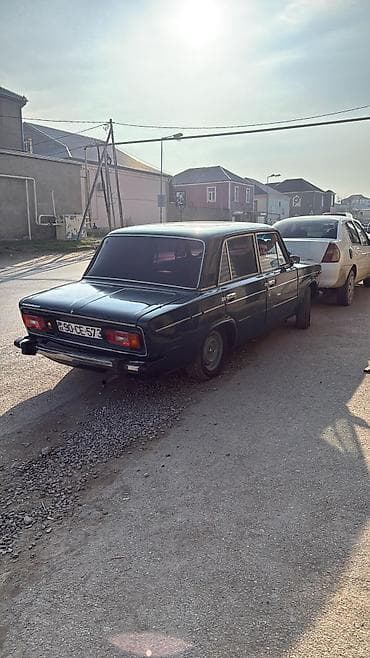 vaz 21010: VAZ 2106 sedan - Kuzov: qara/yaşıl tünd rəng, klassik xrom bamperlər — 4