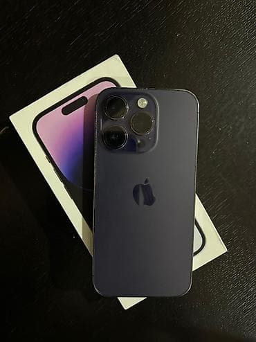 iphone xs max islenmis: IPhone 14 Pro, 128 GB, Deep Purple, Simsiz şarj, Face ID — 2