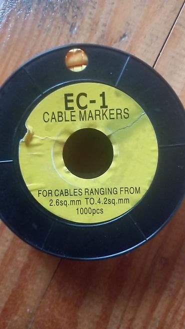 EC-1 kabel işarələyiciləri (Cable Markers) - Model: EC-1 - Növ: kabel