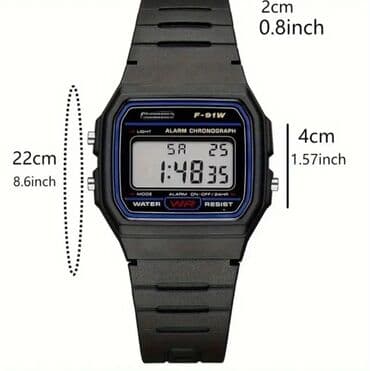 curren saatlari: CASIO(ORIGINAL DEYIL)qol saatı – klassik F-91W üsullu Xüsusiyyətlər — 3