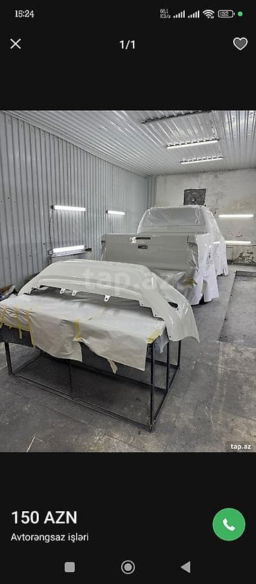 dəmir qapl: Malyar afdo, maşının malyar işi görülməsi, Bufer yamanması və. s, Öz — 2