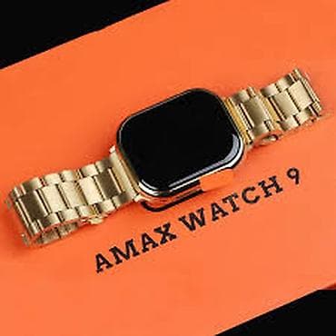 smart saat: Kateqoriya: Smart saatlar Brend: No Brand Model: Amax Watch 9 (silver) — 1