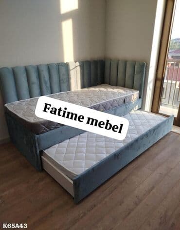 кровать купить баку: Новый, Двуспальная кровать, С матрасом — 2