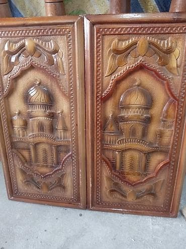 oyun cd: Taxta nərd taxtası – əl işidir - Material: təbii ağac (tam taxta) — 4