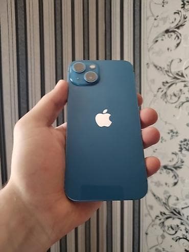 ipon xs: IPhone 13, 128 GB, Mavi, Zəmanət, Barmaq izi, Face ID — 3