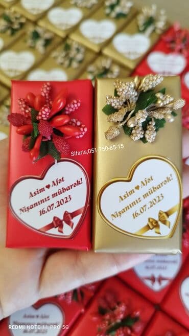 konfet xonçası: Xonca konfetleri sifarisle hazirlanir.Sifarisler en az 3-4 gun onceden — 1