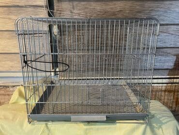 it üçün manej: Metal heyvan qəfəsi - Material: möhkəm metal şəbəkə, korroziyaya — 1