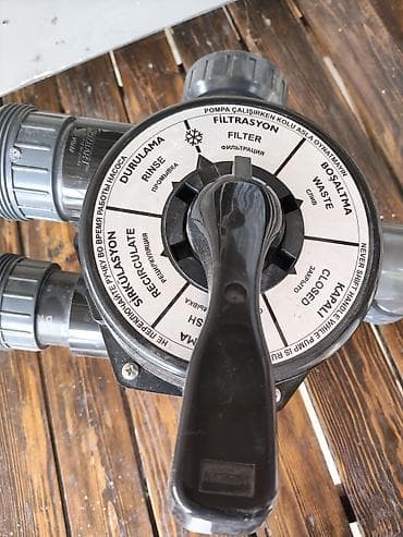 mis borular: Hovuz üçün çoxfunksiyalı 6‑yollu vana (multiport valve) 20 gun isliyib — 1