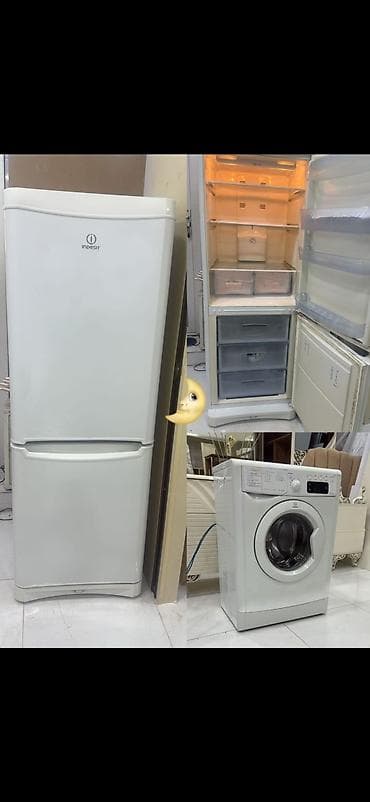 TV və video: 2 qapılı Indesit Soyuducu Satılır, rəng - Ağ — 1