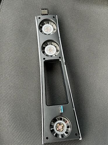 iphone 11 pro max adapter: PS5 Slim üçün yan soyuducu modul – LED işıqlı, 3 ədəd mini turbofan — 4
