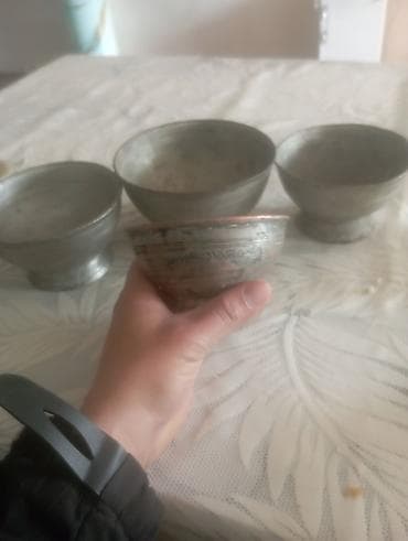 bezekli yumurta sekilleri: Kasalar, 4 ədədli dəst, rəng - Boz, Metal — 3