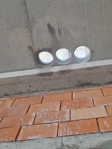 işlənmiş plastik qapi pencere: Beton deşme ve kesme işleri — 4