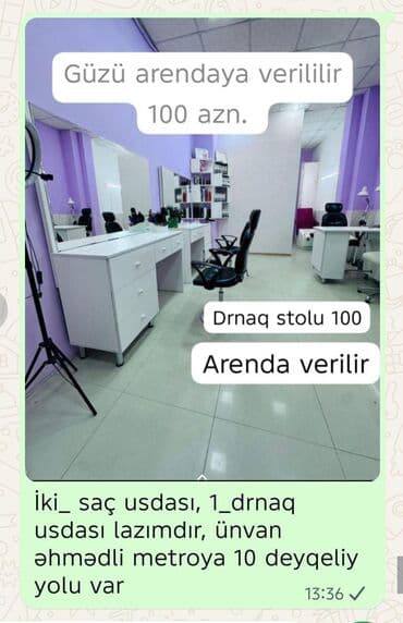 Marketinq, Reklam və PR: Dırnaq ustası tələb olunur, Yerin icarəsi — 1