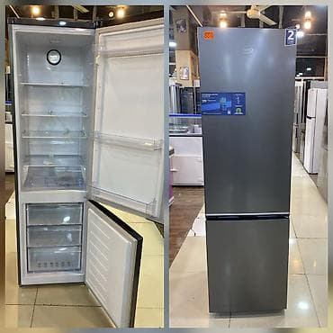 Yeni 2 qapılı Beko Soyuducu Satılır, rəng - Boz