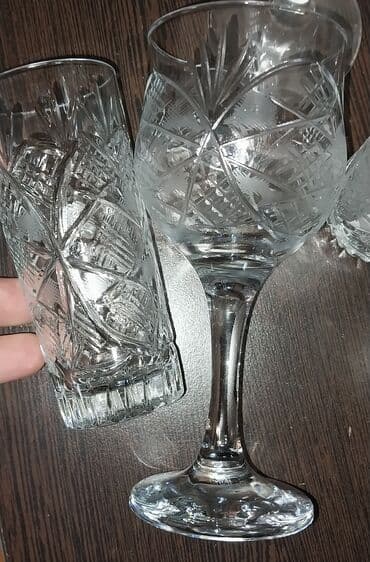 karaca qranit qazan desti: Stəkanlar, rəng - Ağ, Şüşə, Türkiyə — 7